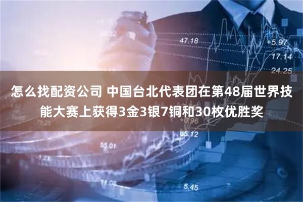 怎么找配资公司 中国台北代表团在第48届世界技能大赛上获得3金3银7铜和30枚优胜奖